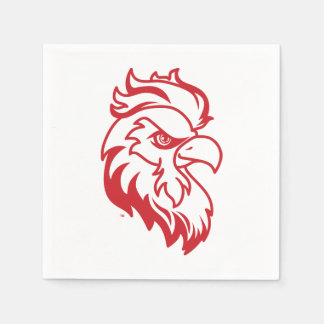 Jacksonville State University Gamecocks Red Eagle Napkins