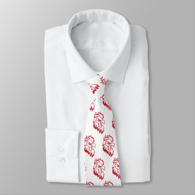 Jacksonville State University Gamecocks Red Eagle Neck Tie (Tied)