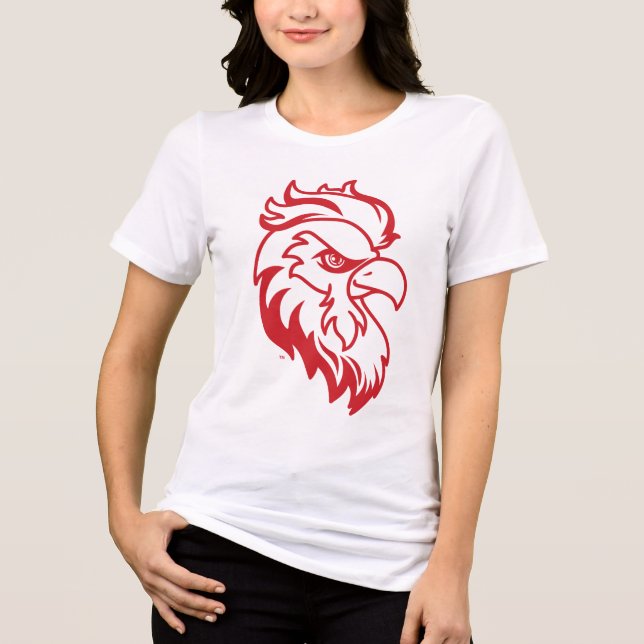 Jacksonville State University Gamecocks Red Eagle Tri-Blend Shirt (Front)