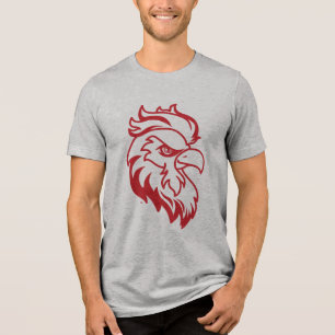 Jacksonville State University Gamecocks Red Eagle Tri-Blend Shirt