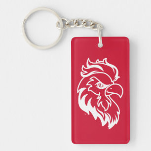 Jacksonville State University Gamecocks Red gameco Keychain