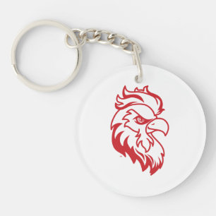 Jacksonville State University Gamecocks Red gameco Keychain