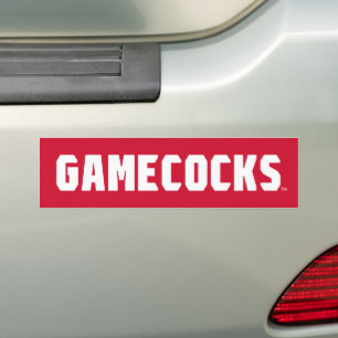 Jacksonville State University Gamecocks Red Logo Bumper Sticker