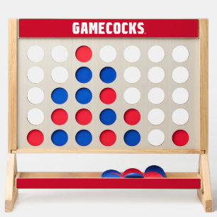 Jacksonville State University Gamecocks Red Logo Fast Four