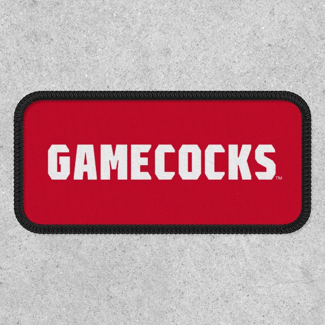 Jacksonville State University Gamecocks Red Logo Patch (Front)
