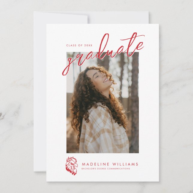 Jacksonville State University Graduation Announcement (Front)