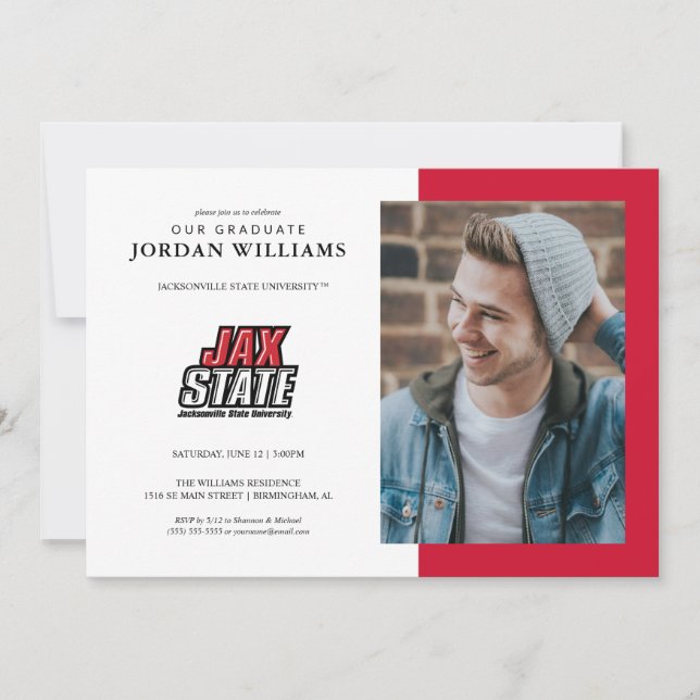Jacksonville State University Graduation Announcement (Front)