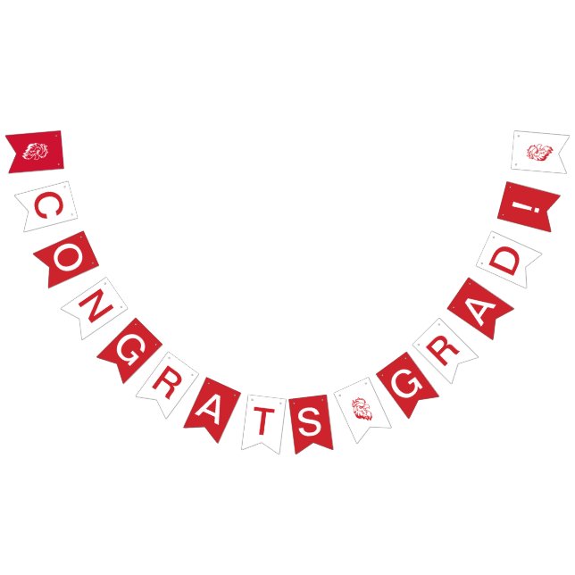 Jacksonville State University Graduation Bunting Flags (All)