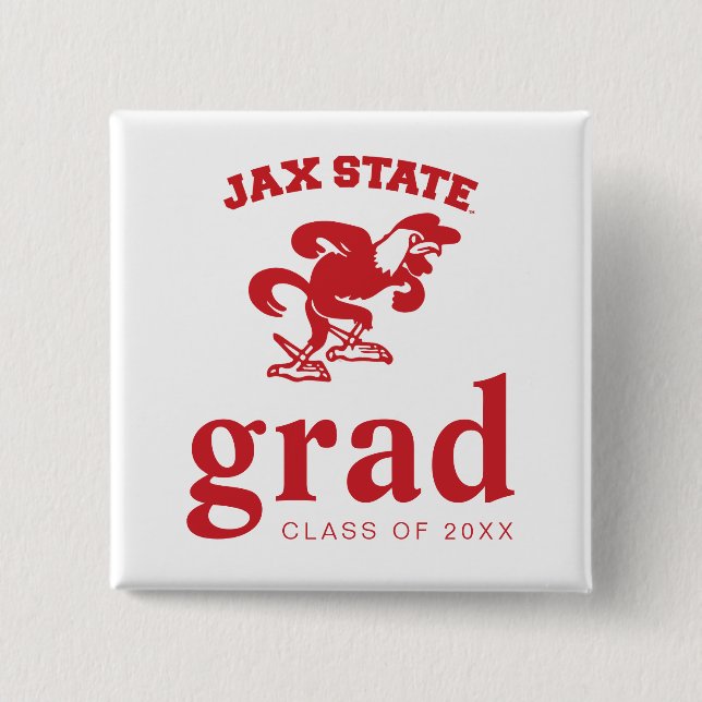 Jacksonville State University Graduation Button (Front)