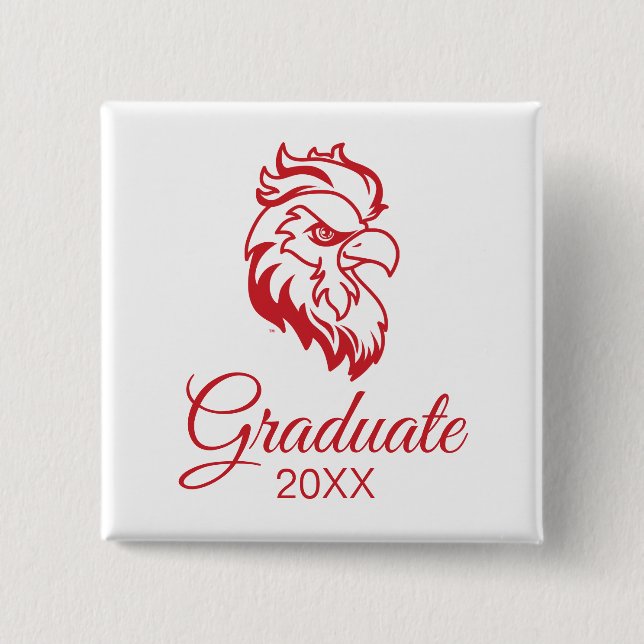 Jacksonville State University Graduation Button (Front)