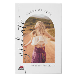 Jacksonville State University Graduation Faux Canvas Print