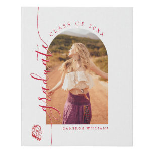 Jacksonville State University Graduation Faux Canvas Print