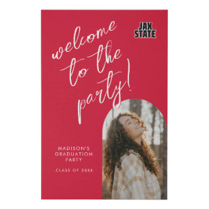 Jacksonville State University Graduation Faux Canvas Print