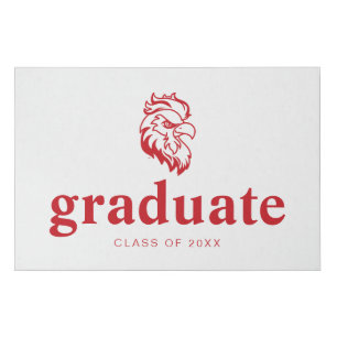 Jacksonville State University Graduation Faux Canvas Print