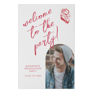 Jacksonville State University Graduation Faux Canvas Print