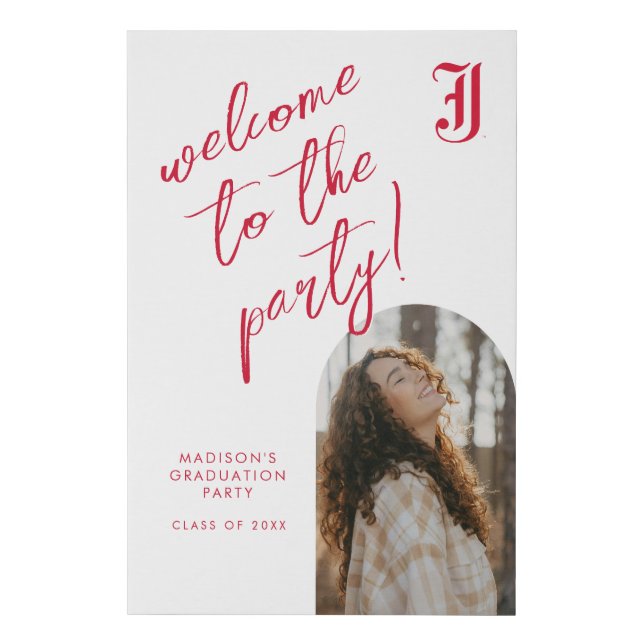 Jacksonville State University Graduation Faux Canvas Print (Front)