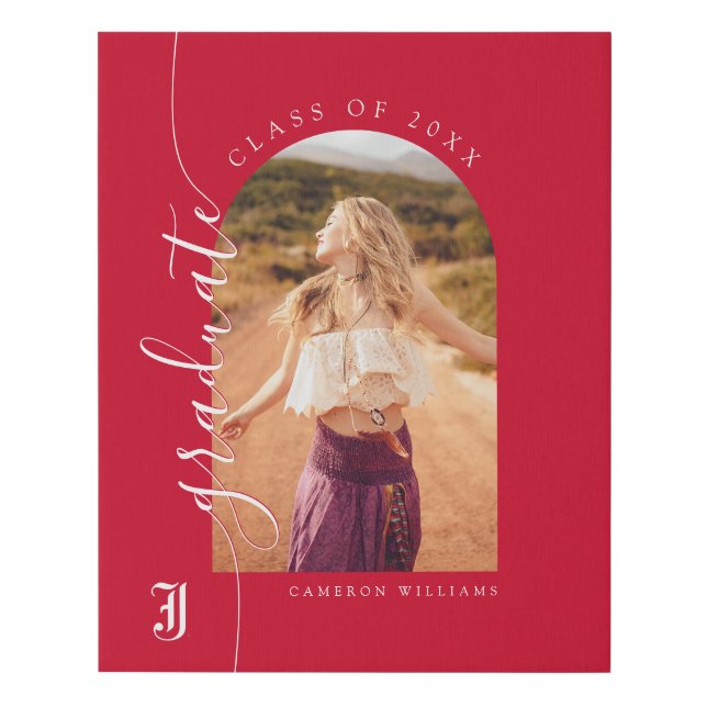Jacksonville State University Graduation Faux Canvas Print (Front)