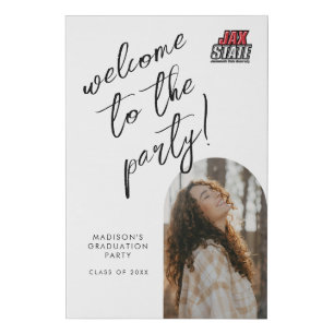 Jacksonville State University Graduation Faux Canvas Print