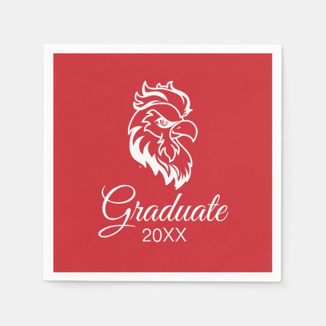 Jacksonville State University Graduation Napkins (Front)