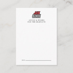 Jacksonville State University Graduation Note Card