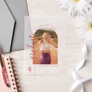 Jacksonville State University Graduation Vellum Invitations