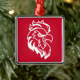 Jacksonville State University Holiday Metal Ornament