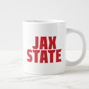 Jacksonville State University JAX STATE Bold Red Giant Coffee Mug