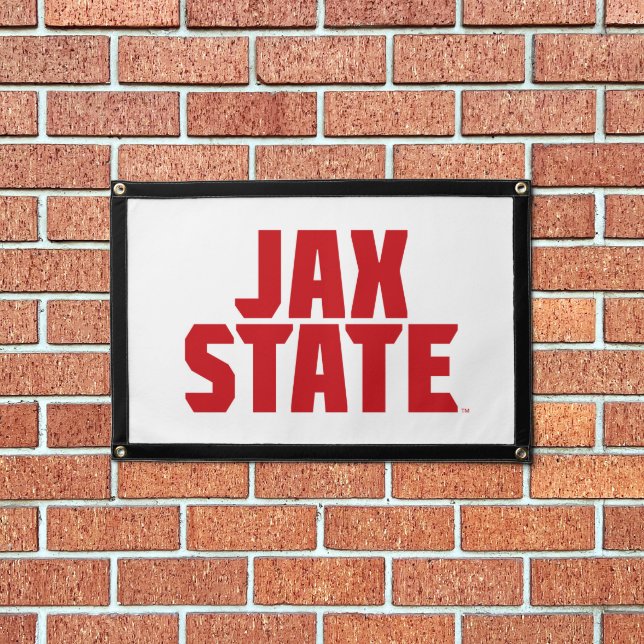 Jacksonville State University JAX STATE Bold Red Pennant (Insitu 1)
