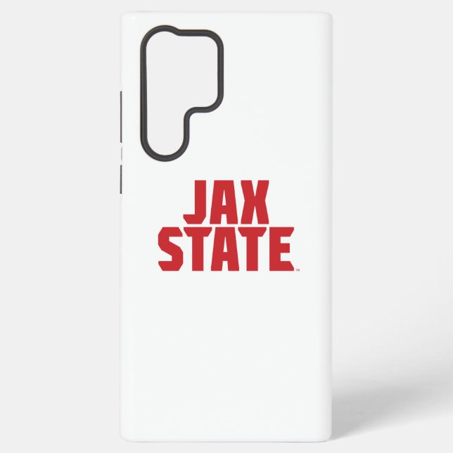 Jacksonville State University JAX STATE Bold Red Samsung Galaxy Case (Back)