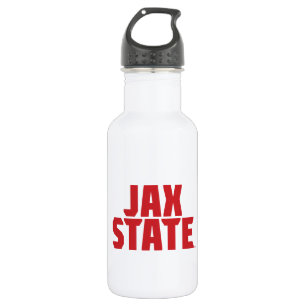 Jacksonville State University JAX STATE Bold Red Stainless Steel Water Bottle