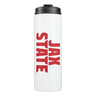 Jacksonville State University JAX STATE Bold Red Thermal Tumbler