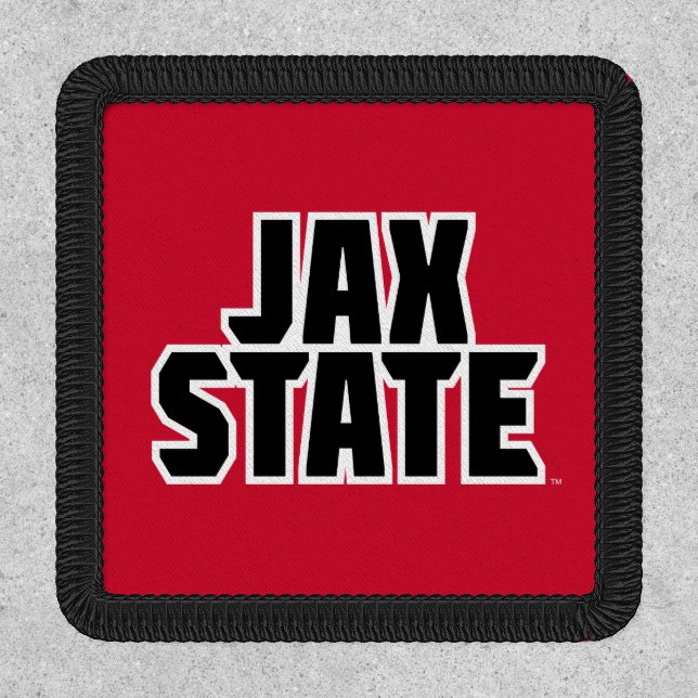 Jacksonville State University JAX STATE Bold Text Patch (Front)