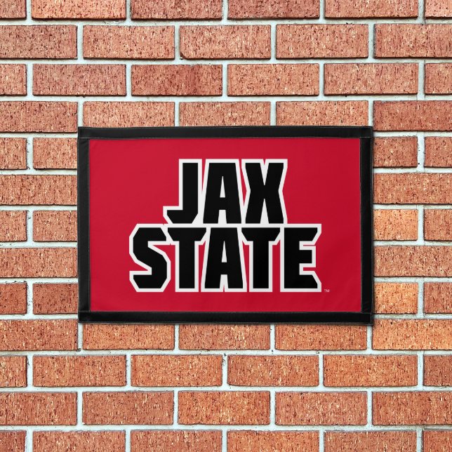 Jacksonville State University JAX STATE Bold Text Pennant (Insitu 1)