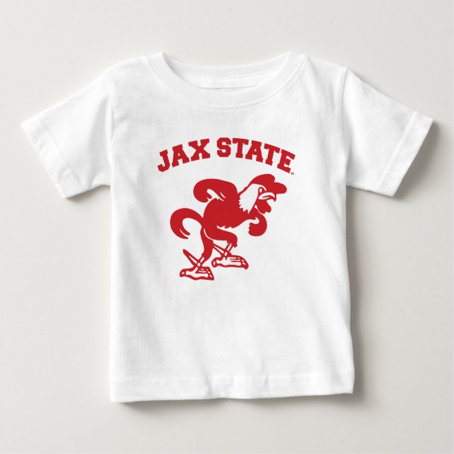 Jacksonville State University JAX State Gamecocks Baby T-Shirt (Front)