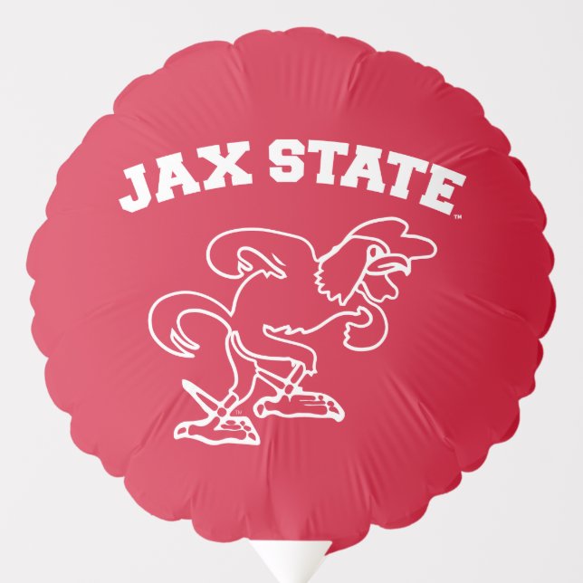 Jacksonville State University JAX State Gamecocks Balloon (Front)