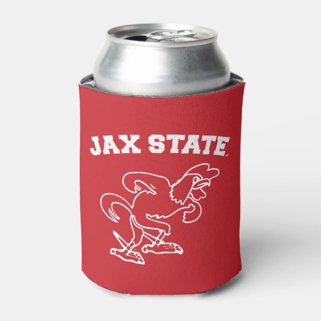 Jacksonville State University JAX State Gamecocks Can Cooler (Can Front)