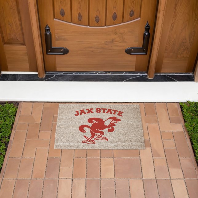 Jacksonville State University JAX State Gamecocks Fiber Doormat (Insitu (Outdoor))
