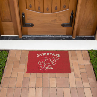 Jacksonville State University JAX State Gamecocks Fiber Doormat