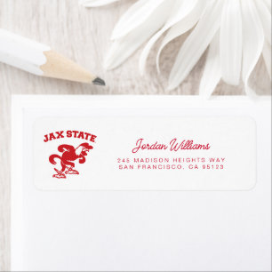 Jacksonville State University JAX State Gamecocks Label