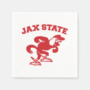 Jacksonville State University JAX State Gamecocks Napkins