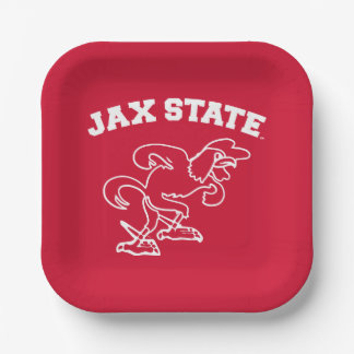 Jacksonville State University JAX State Gamecocks Paper Plates