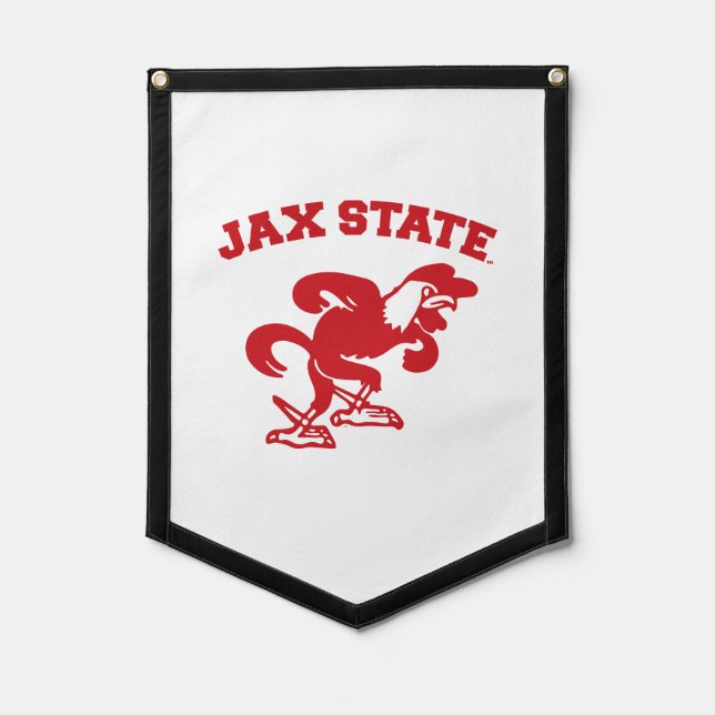 Jacksonville State University JAX State Gamecocks Pennant (Front)