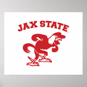Jacksonville State University JAX State Gamecocks Poster