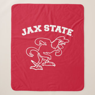 Jacksonville State University JAX State Gamecocks Sherpa Blanket
