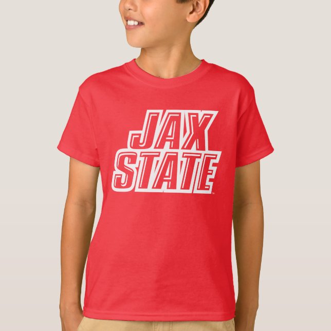 Jacksonville State University JAX STATE Logo 4 T-Shirt (Front)