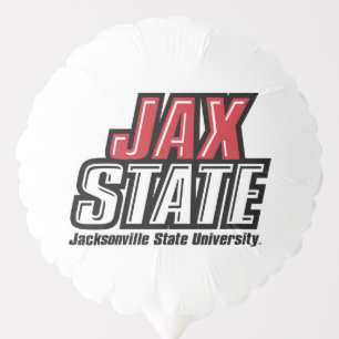 Jacksonville State University JAX STATE Logo Balloon