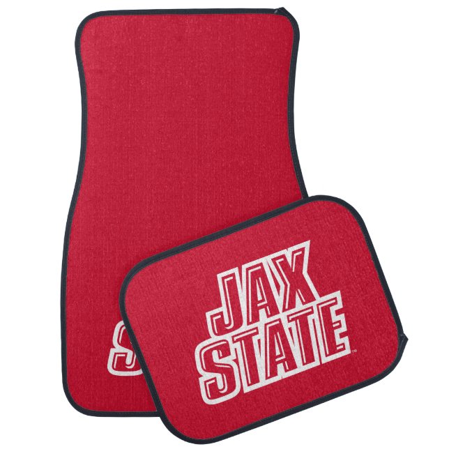 Jacksonville State University JAX STATE Logo Car Floor Mat (Set)
