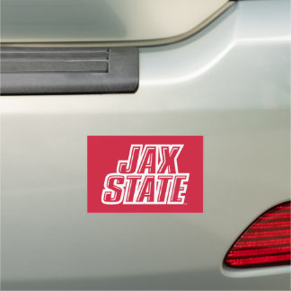 Jacksonville State University JAX STATE Logo Car Magnet