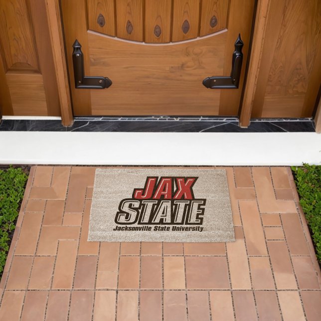 Jacksonville State University JAX STATE Logo Fiber Doormat (Insitu (Outdoor))