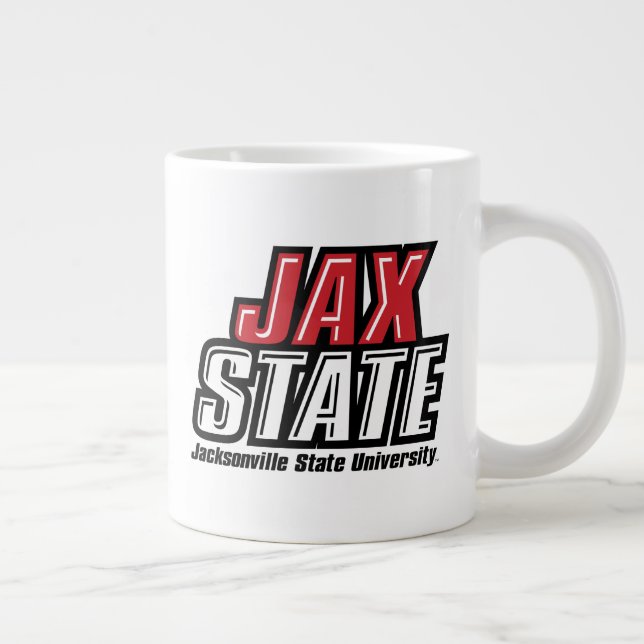 Jacksonville State University JAX STATE Logo Giant Coffee Mug (Right)